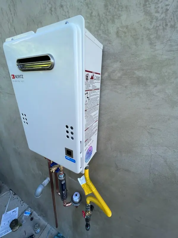 Tankless water heater installation for St. Clair homes